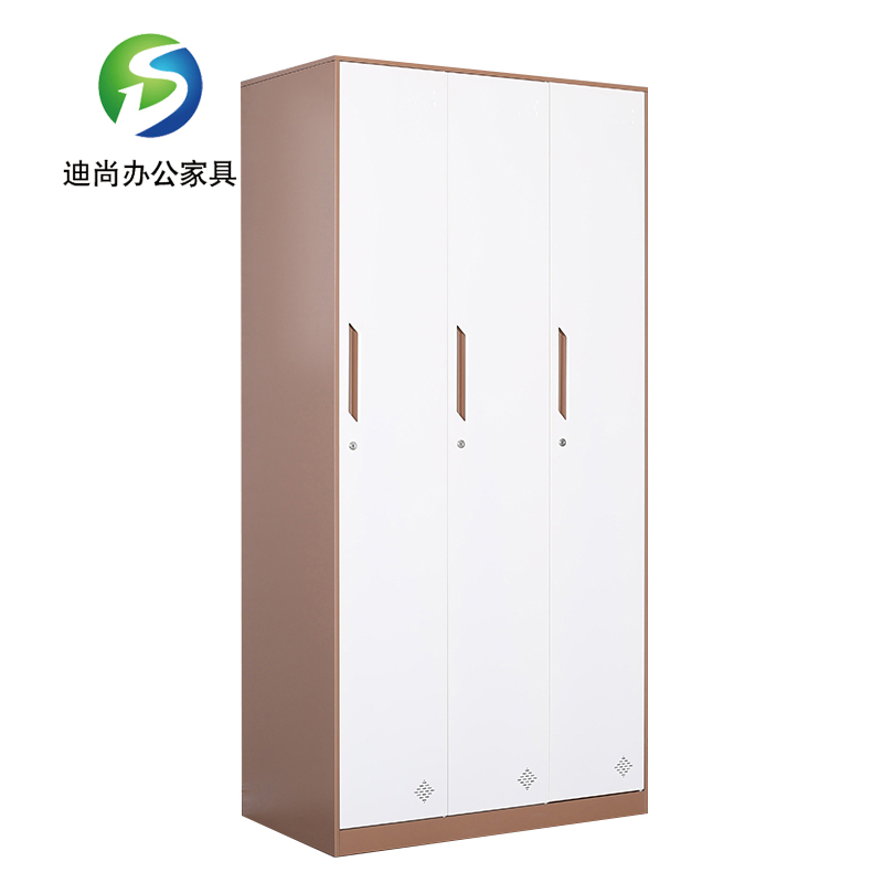 咖白三门衣柜