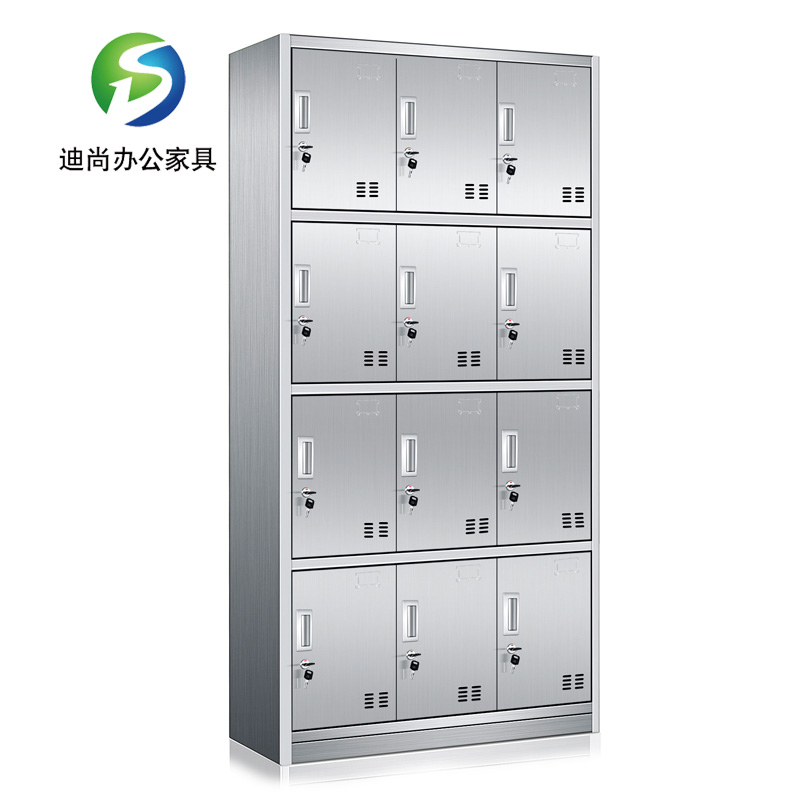不锈钢十二门储物柜