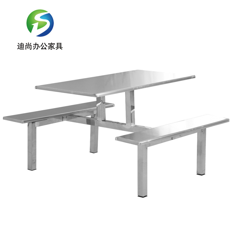 不锈钢条凳餐桌